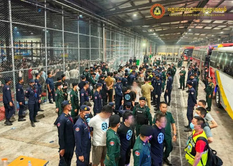 柬埔寨诈骗曝光现场图片