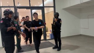 柬埔寨诈骗曝光现场图片