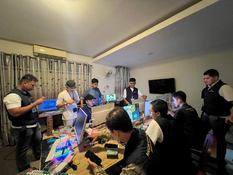 柬埔寨诈骗曝光现场图片