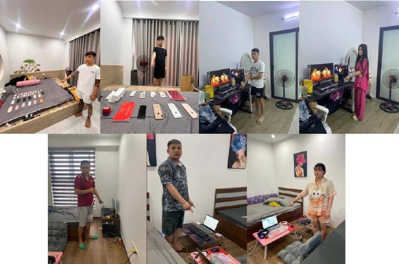 越南诈骗曝光现场图片