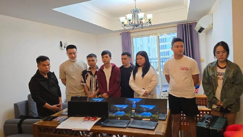 柬埔寨诈骗曝光现场图片